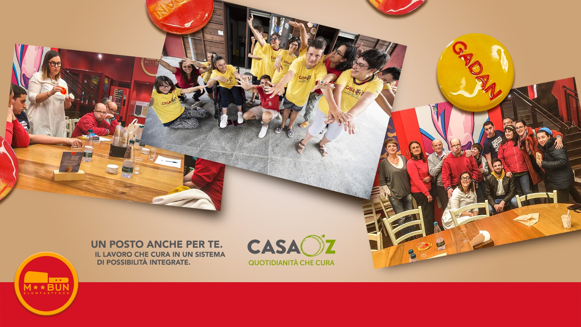 I magneti dei ragazzi di CasaOz  al M**Bun