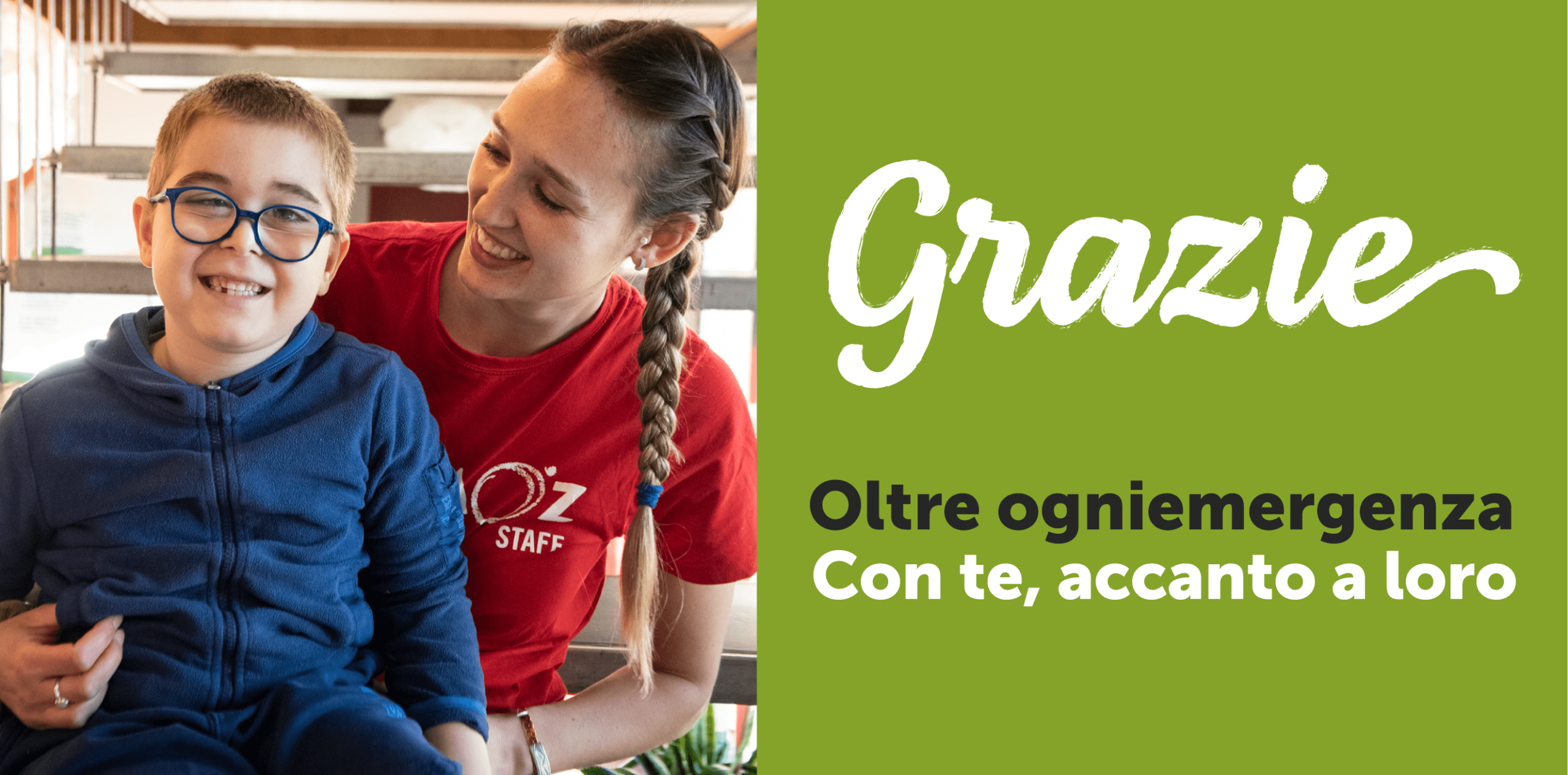 Oltre ogni emergenza, Grazie!